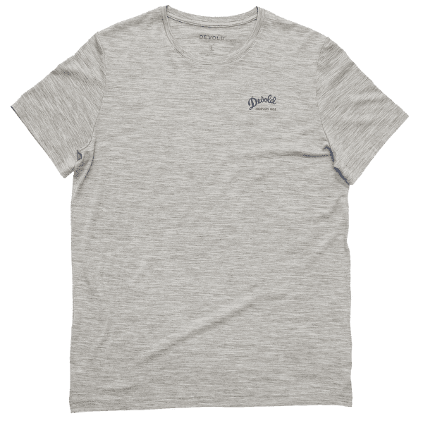 T-shirt a manches courtes Devold Classic Script Tee Men 770A GREY MELANGE