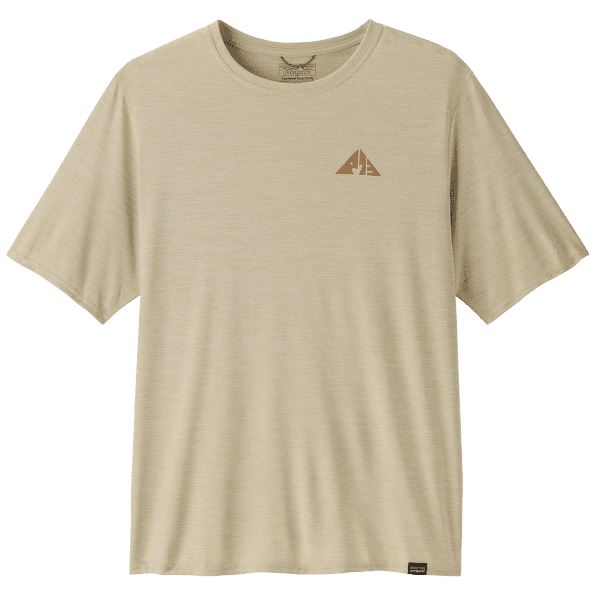 T-shirt a manches courtes Patagonia Cap Cool Daily Graphic Shirt Lands Men Driftways: Pumice X-Dye