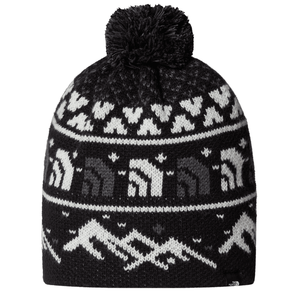 Casquettes The North Face CABIN SKI TUKE HNF TNF BLACK JACQUARD/POM