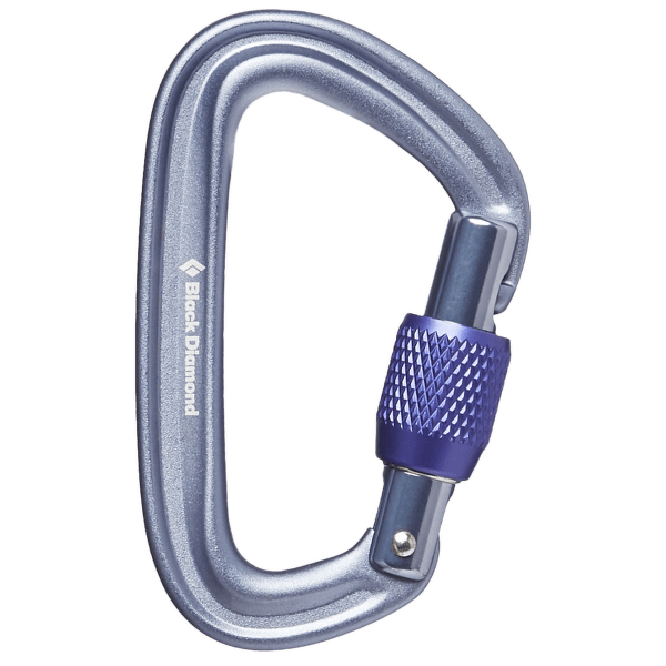 Mousqueton Black Diamond LITEFORGE SCREWGATE Gray