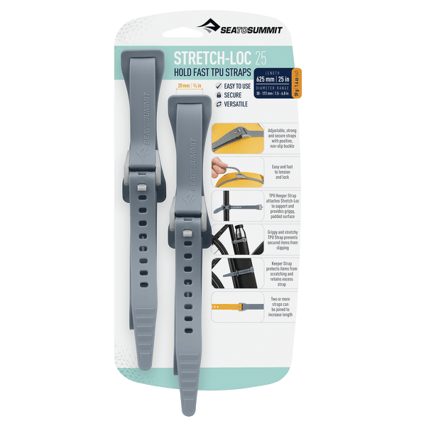 Sangle de sécurité Sea to Summit Stretch-Loc 25 - 20mm x 625mm 2 Pack Dusk (DSK)