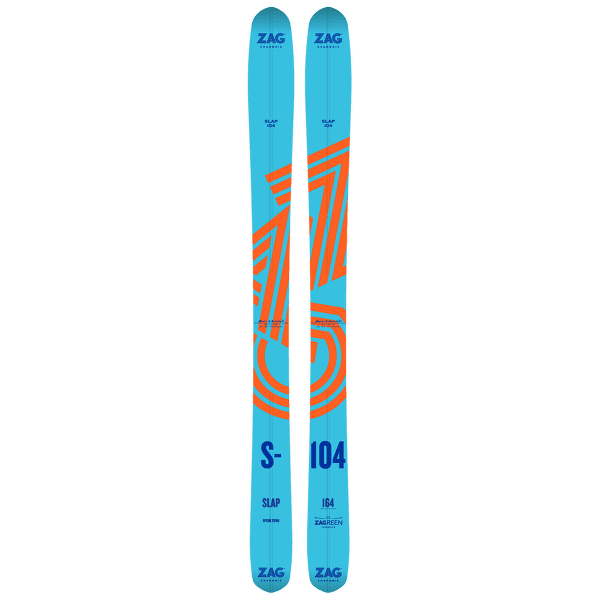 Ski Zag SLAP 104 LADY LIGHT BLUE/ORANGE