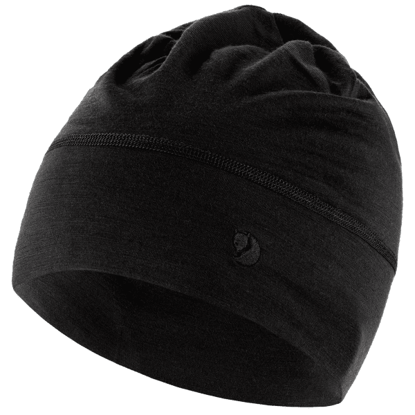Casquettes Fjällräven Abisko Lite Wool Beanie Black