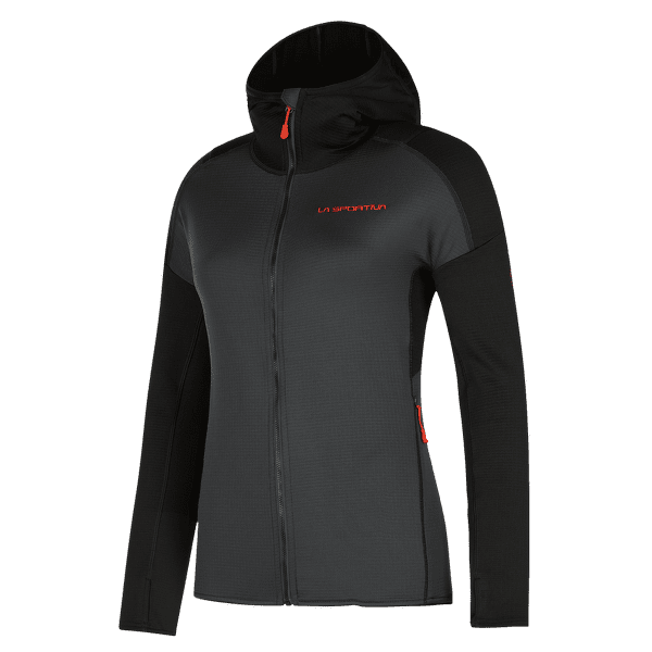 Sweat-shirt La Sportiva UPENDO HOODY Women Carbon/Cherry Tomato