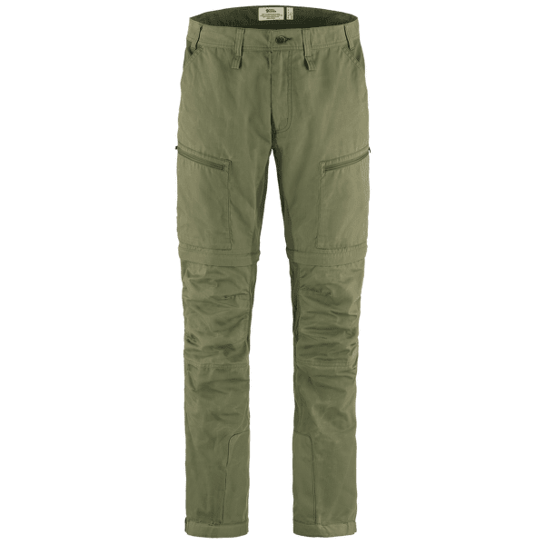 Pantalons Fjällräven Abisko Lite Trekking Zip-Off Trousers Regular Green-Laurel Green