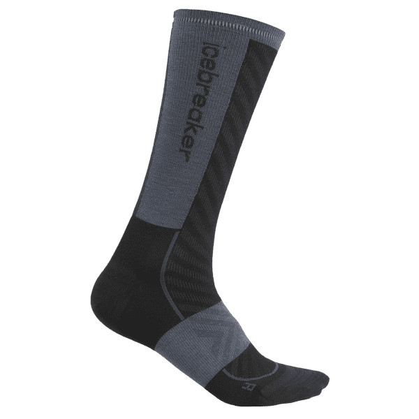 Chaussettes Icebreaker Merino Run+Ultralight Crew Women BLACK/GRAPHITE
