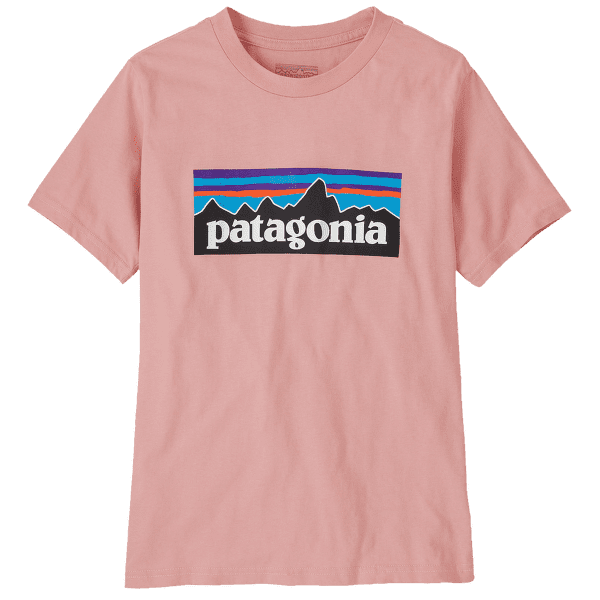 T-shirt a manches courtes Patagonia P-6 Logo T-Shirt Mallow Pink