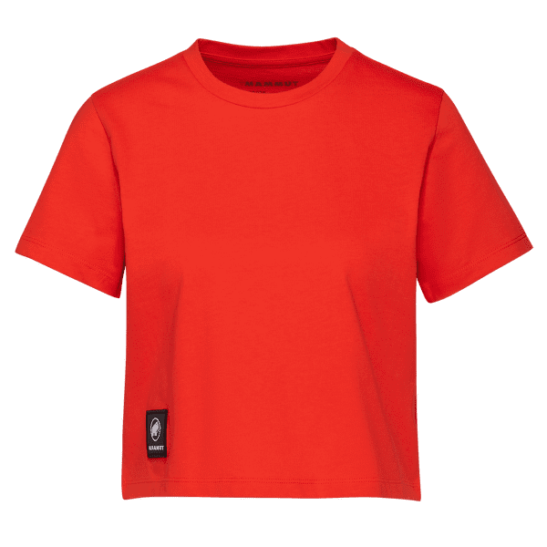 T-shirt a manches courtes Mammut Massone T-Shirt Cropped Women Patch 3778 mammut red