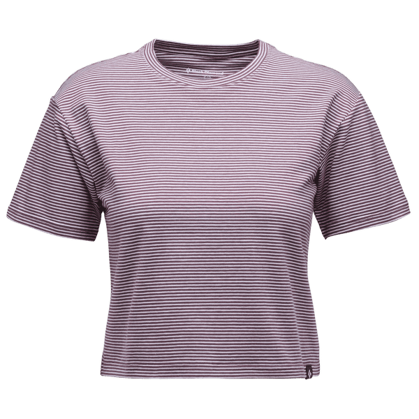 T-shirt a manches courtes Black Diamond BD Stripe SS Tee Women Fig-Soft Lilac