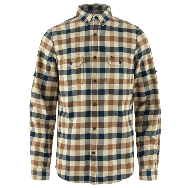 Chemises a manches longues Fjällräven Skog Shirt Men Fossil-Dark Navy