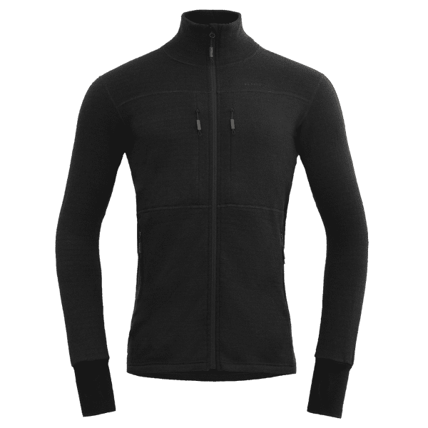 Sweat-shirt Devold Egga Grid Merino Jacket Men 960A CAVIAR