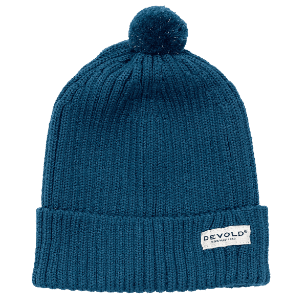 Casquettes Devold Skolma Merino Beanie Kid 422A Flood