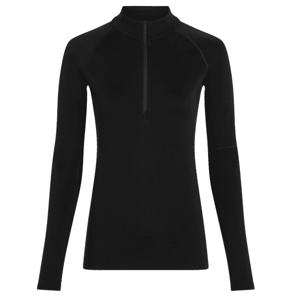 Pull Icebreaker 300 MerinoFine™ Polar LS Half Zip Women Black