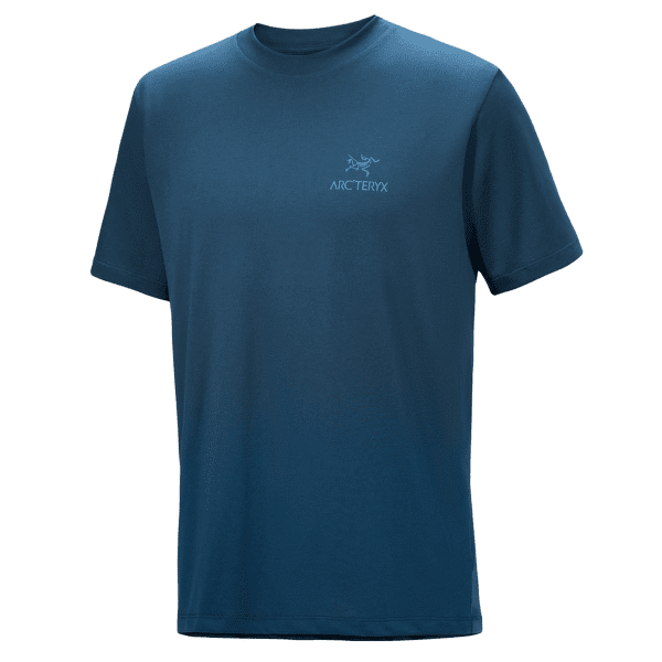 T-shirt a manches courtes Arcteryx Kragg SL Cotton Bird Word SS Men Nightscape / Lt Night