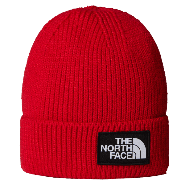 Casquettes The North Face TNF LOGO BOX CUFFED BEANIE TNF RED