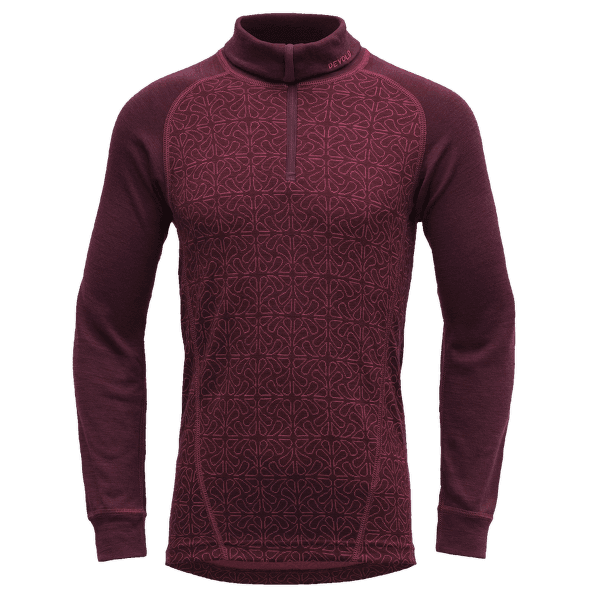 T-shirt a manches longues Devold Duo Active Junior Zip Neck PORT