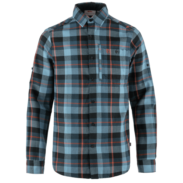 Chemises a manches longues Fjällräven Fjallglim Shirt Men Indigo Blue-Dawn Blue