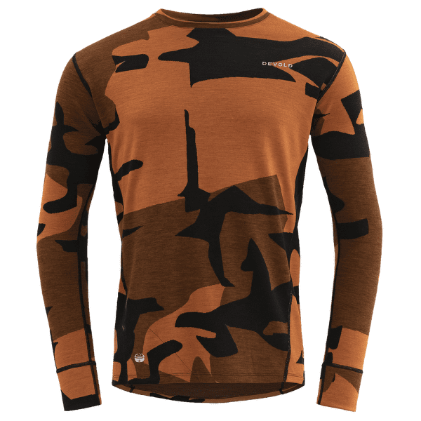 T-shirt a manches longues Devold Klovstien Merino Shirt Men 130A FLAME