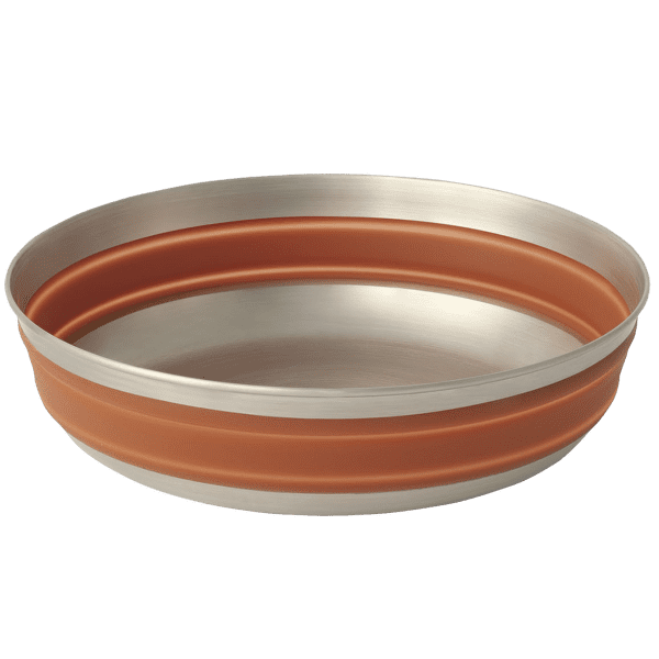 Bol Sea to Summit Detour Stainless Steel Collapsible Bowl - L Bombay Brown