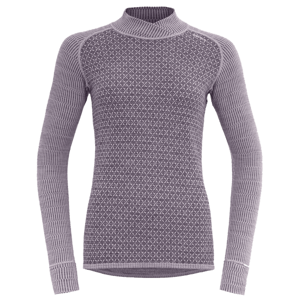 T-shirt a manches longues Devold Kvitegga Merino 230 Cross Neck Women 167A ORCHID