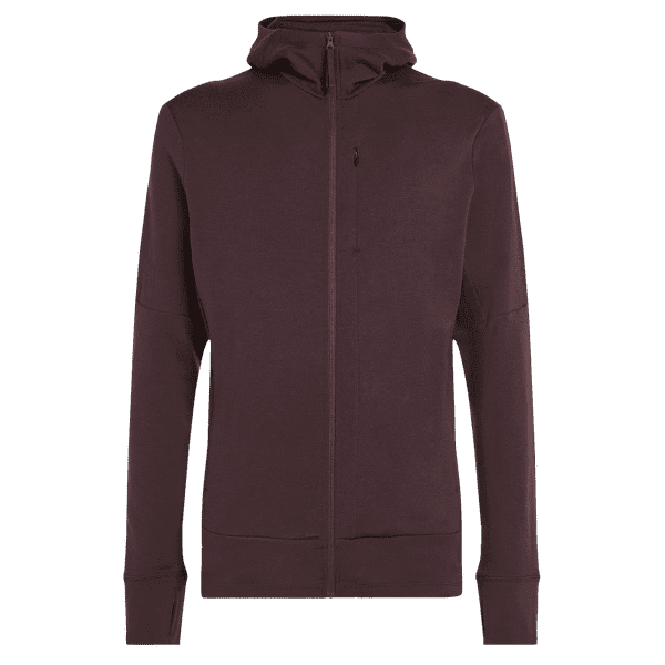 Sweat-shirt Icebreaker Merino 260 Quantum IV LS Zip Hoodie Men BITTERSWEET