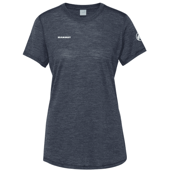 T-shirt a manches courtes Mammut Tree Wool FL T-Shirt Women marine melange 5784