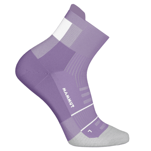 Chaussettes Mammut Mountain Running Lightweight Merino Quarter Socks 18707 Lavandin-White