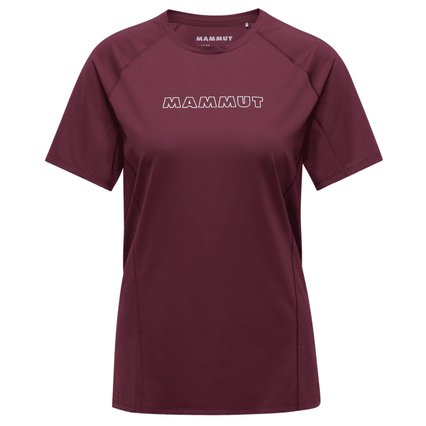 T-shirt a manches courtes Mammut Selun FL T-Shirt Women Logo 3800 vin