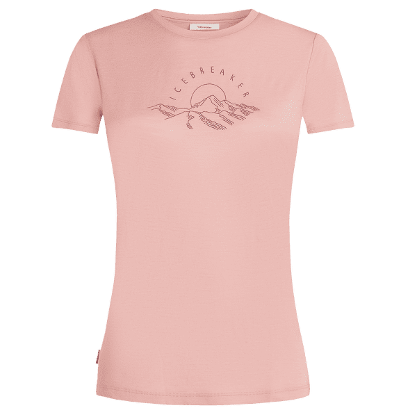 T-shirt a manches courtes Icebreaker Merino 150 Tech Lite SS Tee Sunrise Summit Women BLUSH