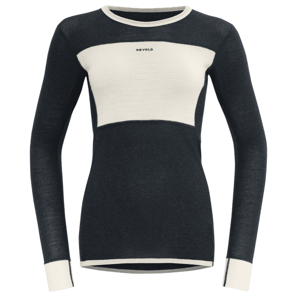 T-shirt a manches longues Devold Wool Mesh Shirt Women (151-226) 284C INK/OFFWHITE