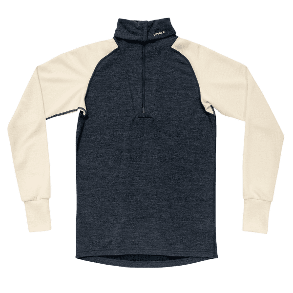 Pull Devold Expedition Merino Silk Zip  Men 284C INK/OFFWHITE
