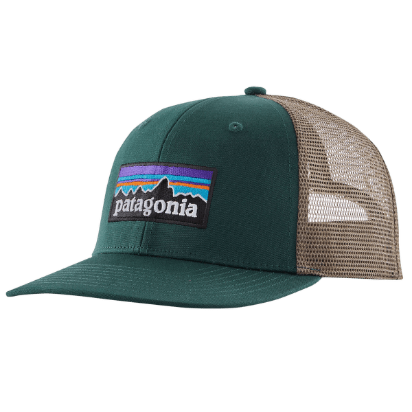 Casquette de baseball Patagonia P-6 Logo Trucker Hat Cascade Green
