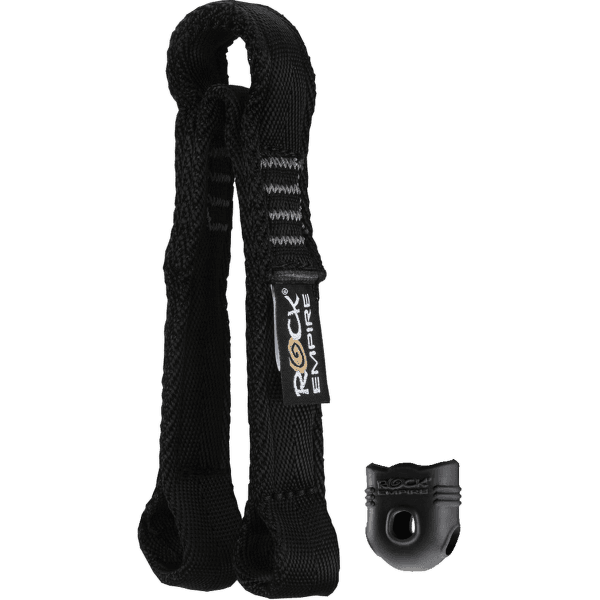 Boucle Rock Empire Lanyard Y PA 25 mm Ferrata - 15 cm černá 008