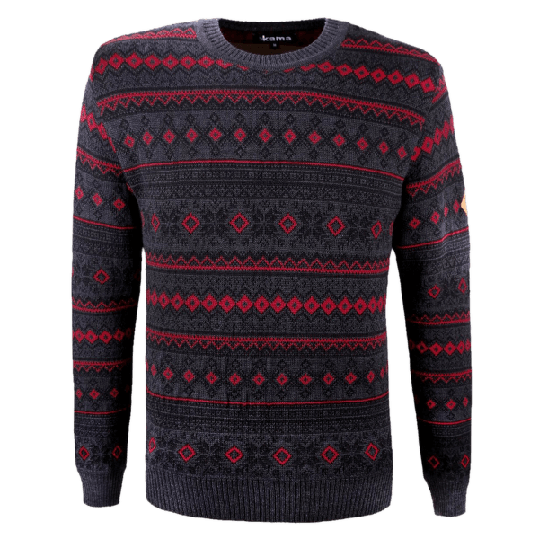Pull Kama Merino sweater Kama 4057 graphite