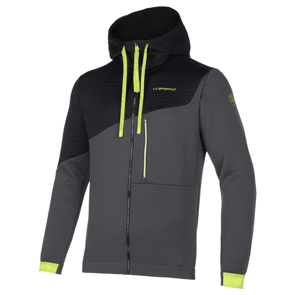 Sweat-shirt La Sportiva METHOD HOODY Men Carbon/Lime Punch