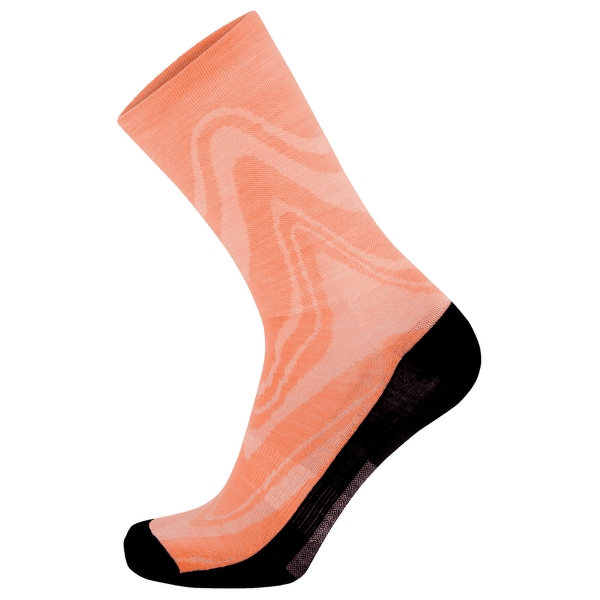 Chaussettes Mons Royale Unisex Atlas Merino Crew Sock - Plaited Punch