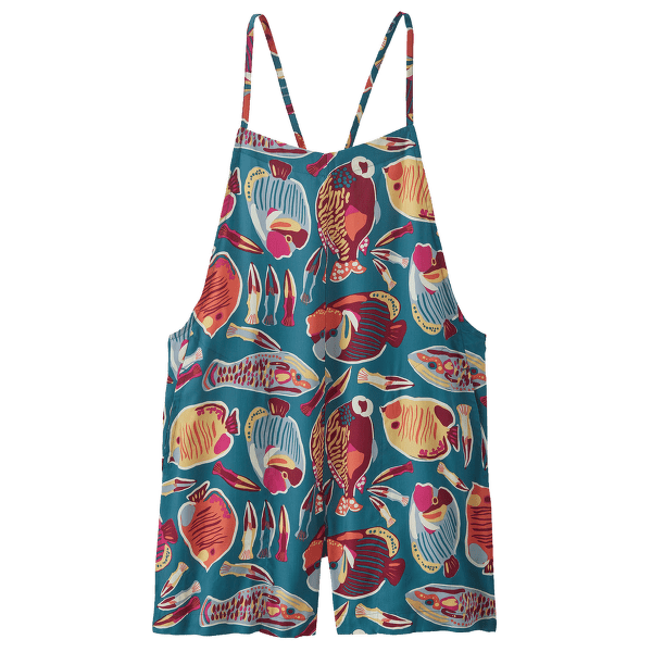 Salopette Patagonia Tidal Threads Romper Women Wrasse: Wetland Blue
