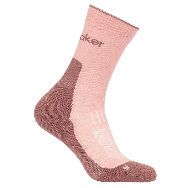 Chaussettes Icebreaker Merino Hike+ Light Crew Women BLUSH/SUMMIT