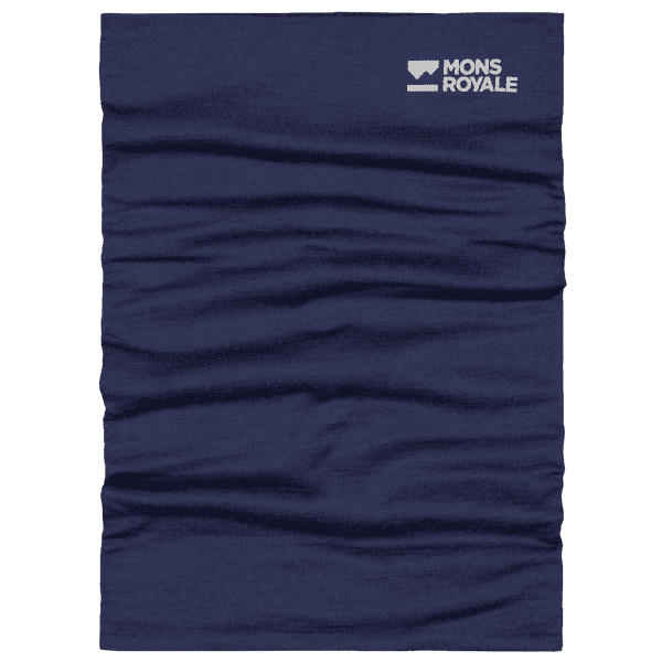Cache-cou Mons Royale Double Up 100% Merino Neckwarmer Midnight