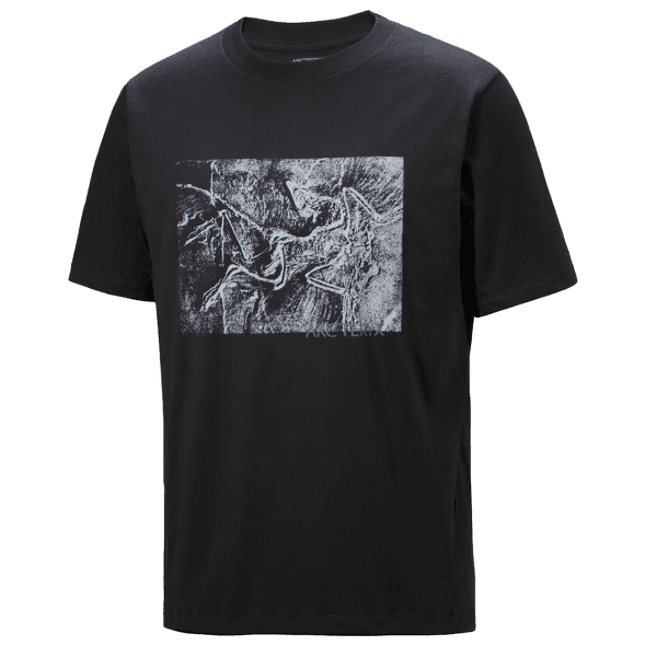 T-shirt a manches courtes Arcteryx Kragg Cotton Lithographica SS Men Black