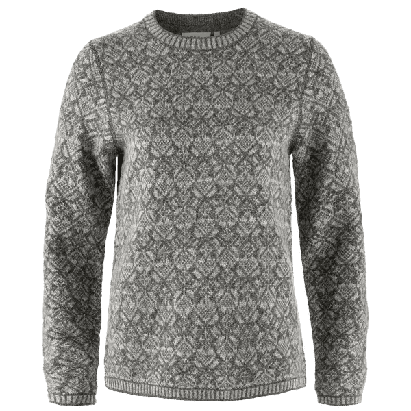 Pull Fjällräven Snow Round Neck Sweater Women Grey 020