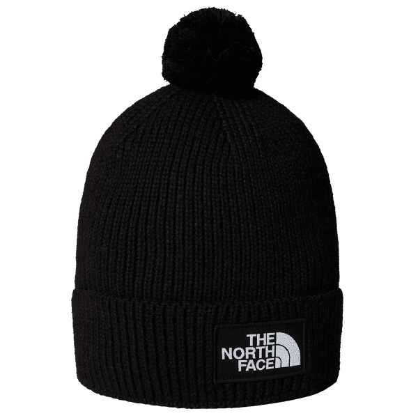 Casquettes The North Face TNF LOGO BOX POM BEANIE TNF BLACK