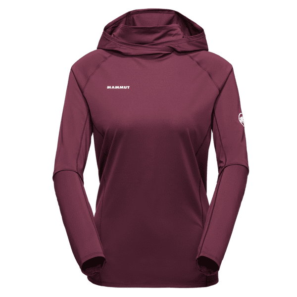 T-shirt a manches longues Mammut Selun FL Sun Hoody Women 3800 vin