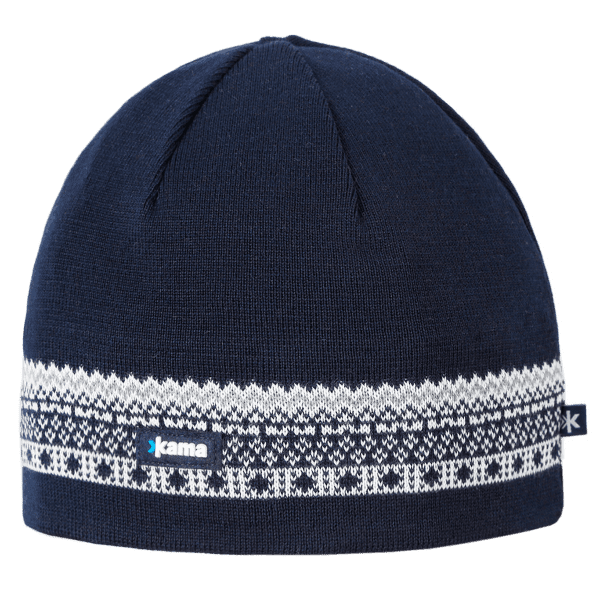 Casquettes Kama KNITTED MERINO BEANIE KAMA A188 108 navy