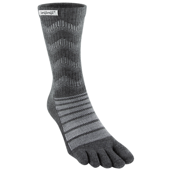 Chaussettes Injinji OUTDOOR MIDWEIGHT CREW WOOL SLATE