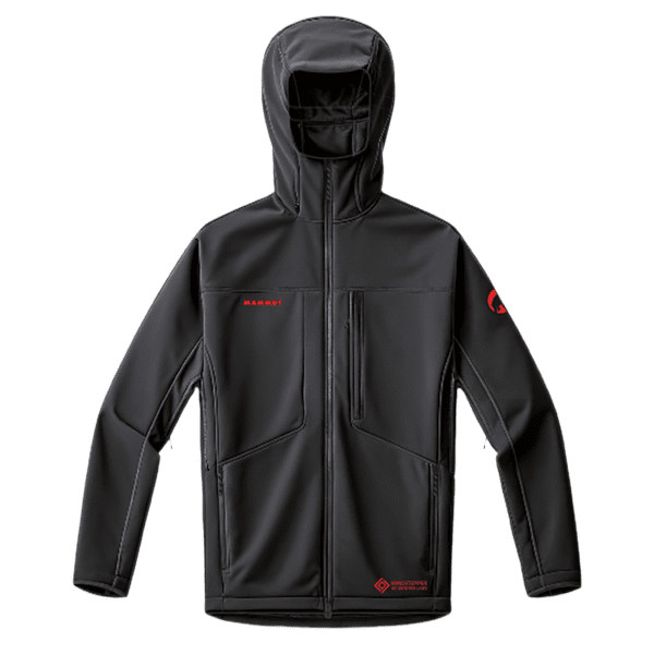 Veste Mammut Ultimate VIII SO Hooded Jacket Men 25 Years black 0001