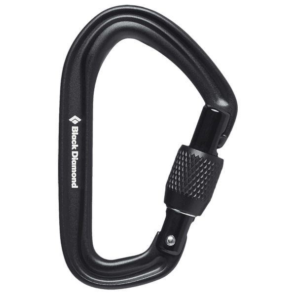 Mousqueton Black Diamond HOTFORGE SCREWGATE Black