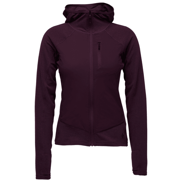 Sweat-shirt Black Diamond Coefficient LT Hybrid Hoody Women Blackberry