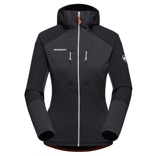 Sweat-shirt Mammut Eiswand Advanced ML Hooded Jacket Women black 0001