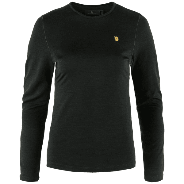 T-shirt a manches longues Fjällräven Bergtagen Thinwool LS Women Black